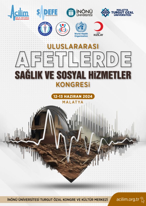 Uluslararası Afetlerde Sağlık ve Sosyal Hizmetler Kongresi Davet